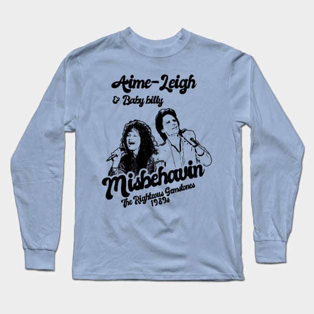 Misbehavin 1989s /// Baby Billy Style Classic Long Sleeve T-Shirt by Hand And Finger